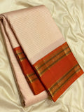 2g zari contrast border vaira oosi check